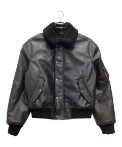 中古・古着通販】ZARA (ザラ) フェイクレザーダブルライダース