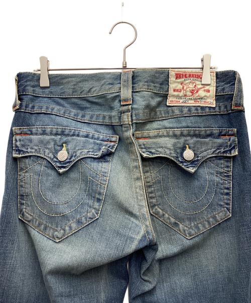TRUE RELIGION（トゥルー レリジョン）TRUE RELIGION (トゥルー レリジョン) デニムパンツ 古着 USA製 スカイブルー サイズ:SIZE 78.5cm (W31)の古着・服飾アイテム