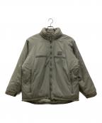 waiperワイパー）の古着「ECWCS GEN III LEVEL7 PRIMALOFT ジャケット」｜ライトグレー