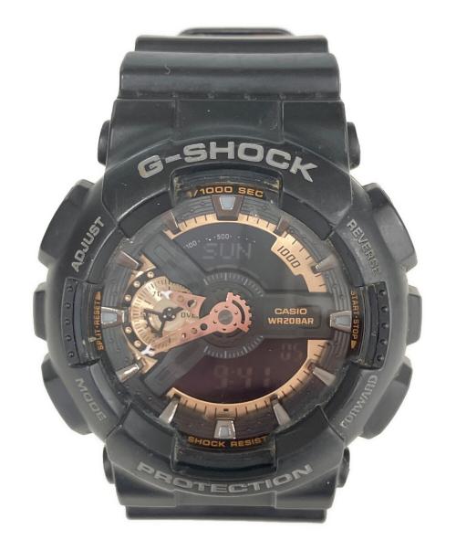 G-SHOCK（ジーショック）G-SHOCK (ジーショック) 腕時計 ブラック×ゴールドの古着・服飾アイテム