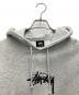 中古・古着 stussy (ステューシー) パーカー ライトグレー サイズ:SIZE M：9000円