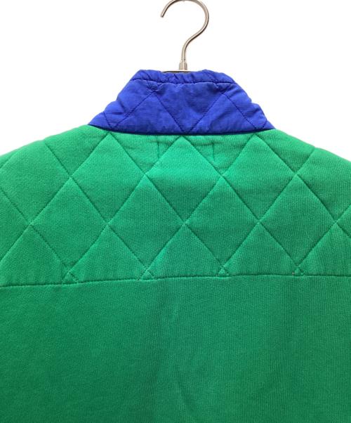 POLO RALPH LAUREN（ポロ・ラルフローレン）POLO RALPH LAUREN (ポロ・ラルフローレン) ハーフジップスウェット グリーン×ブルー サイズ:SIZE Mの古着・服飾アイテム