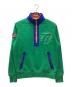 POLO RALPH LAUREN（ポロ・ラルフローレン）の古着「ハーフジップスウェット」｜グリーン×ブルー