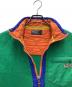 中古・古着 POLO RALPH LAUREN (ポロ・ラルフローレン) ハーフジップスウェット グリーン×ブルー サイズ:SIZE M：5000円