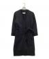 MM6 Maison Margiela（エムエムシックスメゾンマルジェラ）の古着「ガウンコート 18AW」｜ブラック