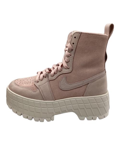 NIKE（ナイキ）NIKE (ナイキ) ハイカットスニーカー JORDAN BRAND WMNS AIR JORDAN 1 BROOKLYN PINK OXFORD/PHANTOM-PINK OXFORD ピンク サイズ:SIZE 23.5cmの古着・服飾アイテム