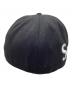 中古・古着 New Era (ニューエラ) Supreme (シュプリーム) キャップ ブラック：6000円