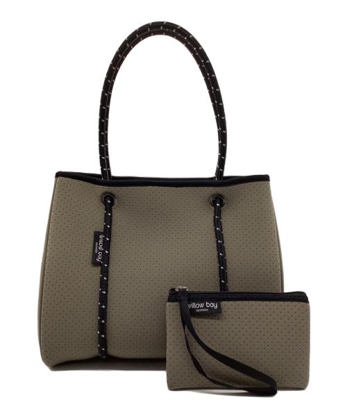 willow bay（ウィローベイ）Willow BAY (ウィローベイ) ネオプレントートバッグ カーキの古着・服飾アイテム