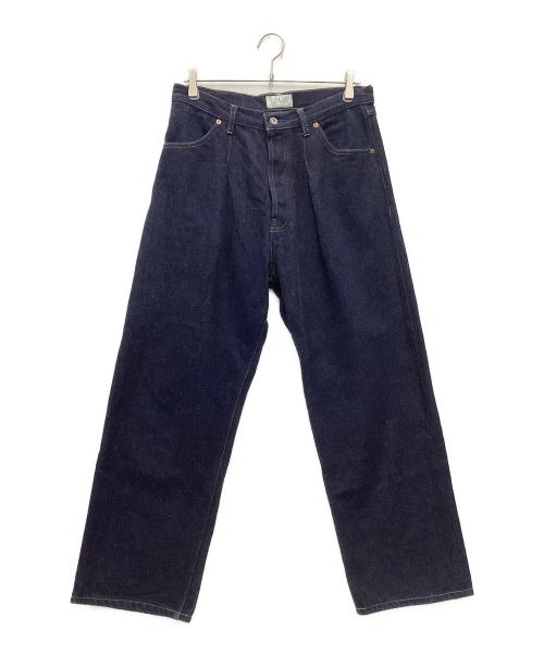 HERILL（ヘリル）HERILL (ヘリル) 4PK デニムタックパンツ ネイビー サイズ:SIZE 2の古着・服飾アイテム
