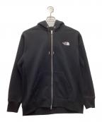 THE NORTH FACEザ ノース フェイス）の古着「スウェットスクエアロゴフルジップ」｜ブラック