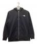 THE NORTH FACE（ザ ノース フェイス）の古着「スウェットスクエアロゴフルジップ」｜ブラック