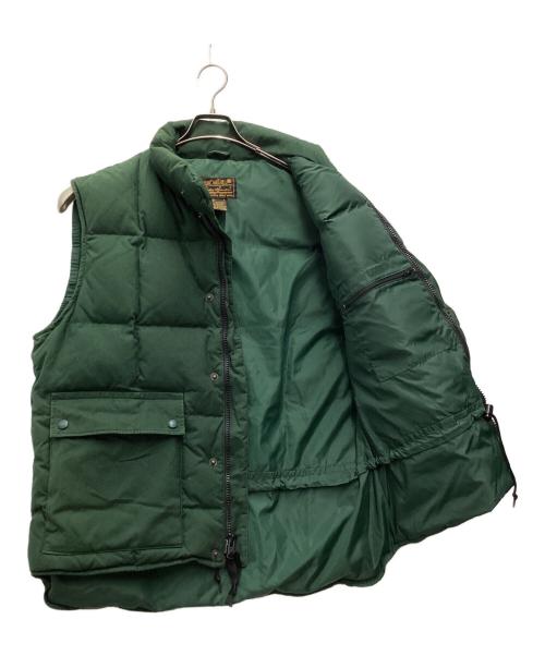 Eddie Bauer（エディーバウアー）Eddie Bauer (エディーバウアー) ダウンベスト 90s USA製 グリーン サイズ:SIZE Lの古着・服飾アイテム