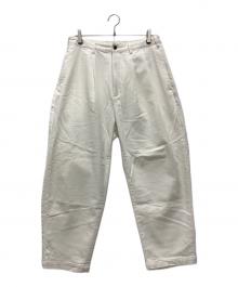 EVISEN（エビセン）の古着「DENIM BOHEMIAN PANTS」｜ホワイト