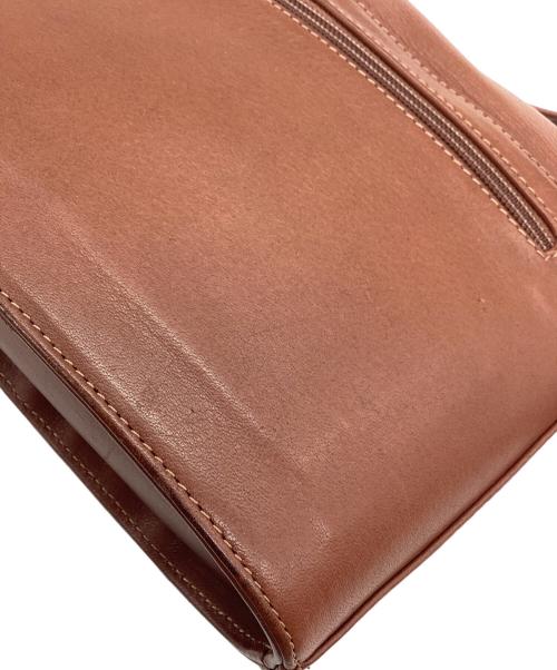 INDIGO LEATHER（インディゴレザー）INDIGO LEATHER (インディゴレザー) レザーショルダーバッグ ブラウンの古着・服飾アイテム