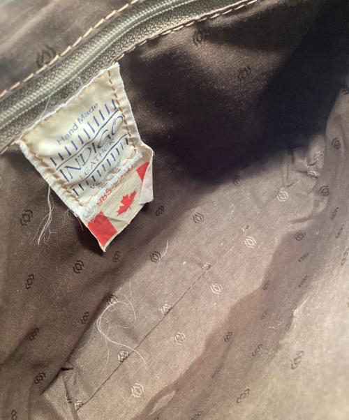 INDIGO LEATHER（インディゴレザー）INDIGO LEATHER (インディゴレザー) レザーショルダーバッグ ブラウンの古着・服飾アイテム