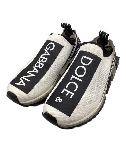 DOLCE & GABBANA（ドルチェ＆ガッバーナ）DOLCE & GABBANA (ドルチェ＆ガッバーナ) ローカットスニーカー ブラック サイズ:SIZE 25.5cmの古着・服飾アイテム
