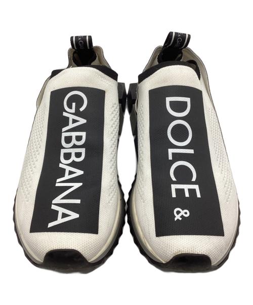 DOLCE & GABBANA（ドルチェ＆ガッバーナ）DOLCE & GABBANA (ドルチェ＆ガッバーナ) ローカットスニーカー ブラック サイズ:SIZE 25.5cmの古着・服飾アイテム