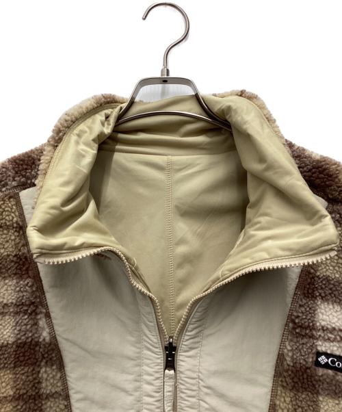 Columbia（コロンビア）Columbia (コロンビア) リバーシブルジャケット シカゴアベニューパターン ホワイト×ブラウン サイズ:SIZE XLの古着・服飾アイテム