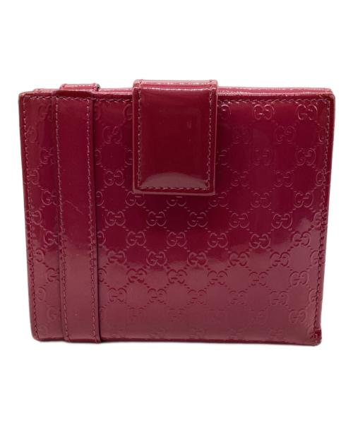GUCCI（グッチ）GUCCI (グッチ) 2つ折り財布 パープルの古着・服飾アイテム