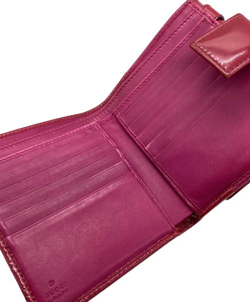 GUCCI（グッチ）GUCCI (グッチ) 2つ折り財布 パープルの古着・服飾アイテム