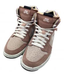 NIKE（ナイキ）の古着「Air Jordan 1 High Zoom CMFT "Fossil Stone"」｜ピンク×ベージュ