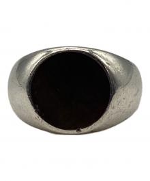 FANTASTIC MAN（ファンタスティックマン）の古着「シルバーリング　RING 740 Black butterfly shell」｜シルバー