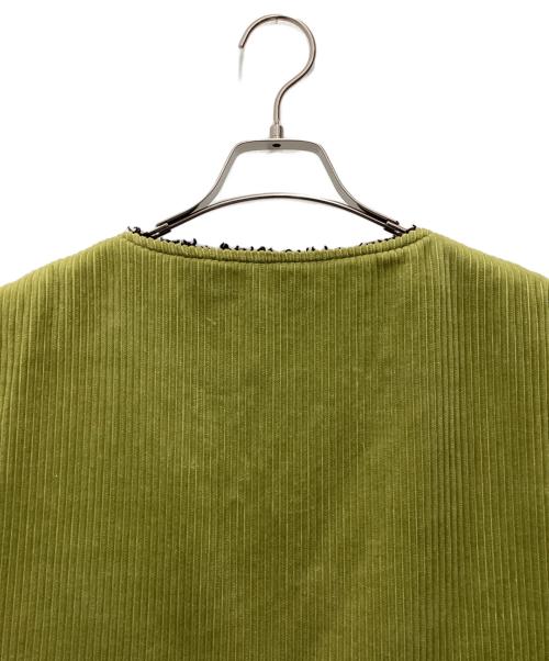 stussy（ステューシー）stussy (ステューシー) コーデュロイベスト オリーブ サイズ:SIZE Lの古着・服飾アイテム