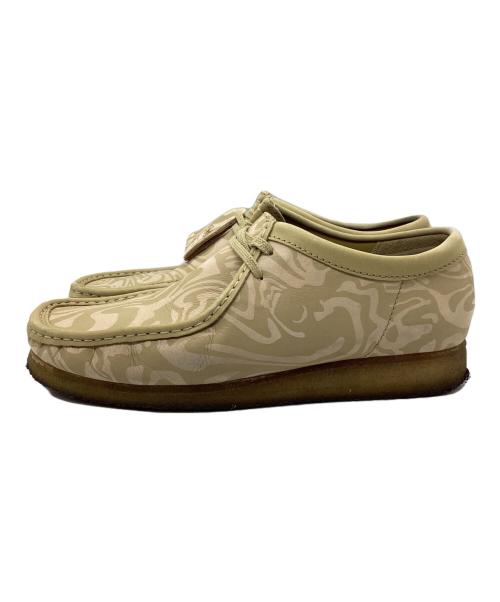 CLARKS（クラークス）CLARKS (クラークス) Wu Wear Wu Tang Clan (ウーウェアー ウータンクラン) ワラビーシューズ ベージュ サイズ:SIZE 27cmの古着・服飾アイテム