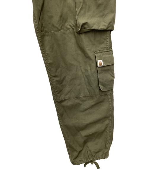 A BATHING APE（アベイシングエイプ）A BATHING APE (アベイシングエイプ) カーゴパンツ グリーン サイズ:SIZE Lの古着・服飾アイテム