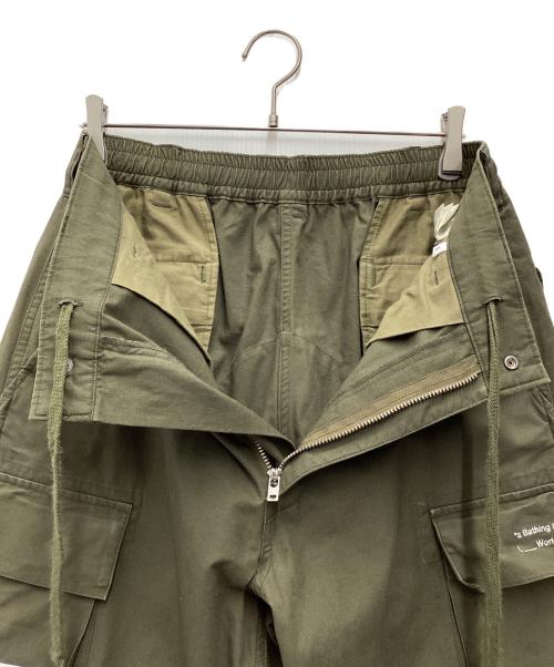 A BATHING APE（アベイシングエイプ）A BATHING APE (アベイシングエイプ) カーゴパンツ グリーン サイズ:SIZE Lの古着・服飾アイテム