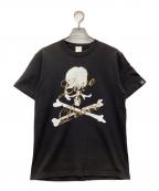 Mastermind JAPANマスターマインド ジャパン）の古着「LOVE AND PEACE 半袖Tシャツ」｜ブラック