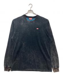 DIESEL（ディーゼル）の古着「クルーネック ロングTシャツ」｜ネイビー
