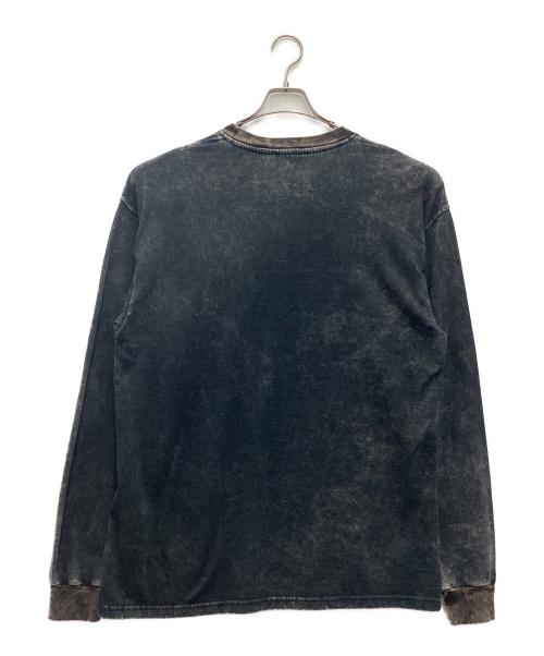 DIESEL（ディーゼル）DIESEL (ディーゼル) クルーネック ロングTシャツ ネイビー サイズ:SIZE Mの古着・服飾アイテム