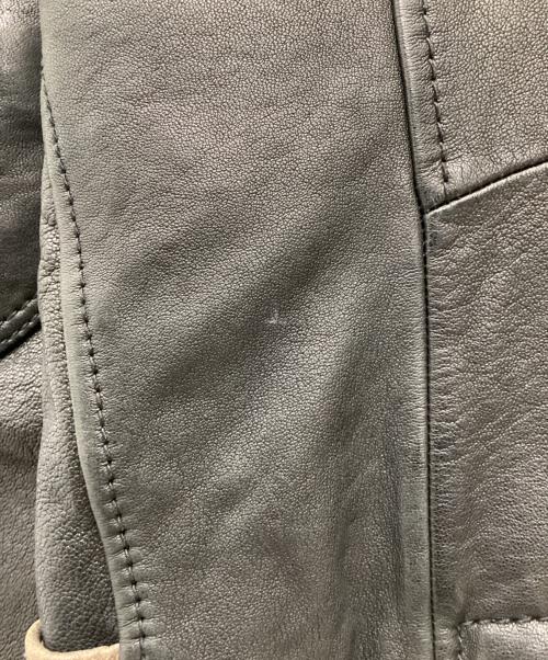 DIESEL（ディーゼル）DIESEL (ディーゼル) 切替レザージャケット ブラウン×ブラック サイズ:SIZE Sの古着・服飾アイテム