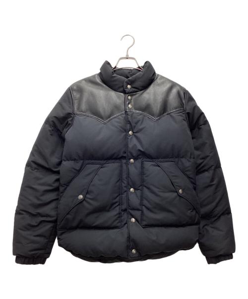 Schott（ショット）Schott (ショット) Ron Herman (ロンハーマン) レザーダウンジャケット USA製 ネイビー サイズ:SIZE Sの古着・服飾アイテム