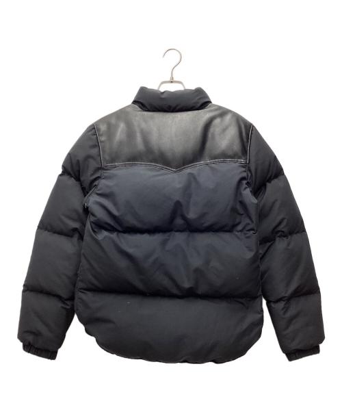 Schott（ショット）Schott (ショット) Ron Herman (ロンハーマン) レザーダウンジャケット USA製 ネイビー サイズ:SIZE Sの古着・服飾アイテム