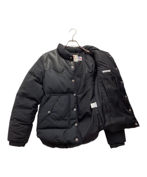 Schott（ショット）Schott (ショット) Ron Herman (ロンハーマン) レザーダウンジャケット USA製 ネイビー サイズ:SIZE Sの古着・服飾アイテム