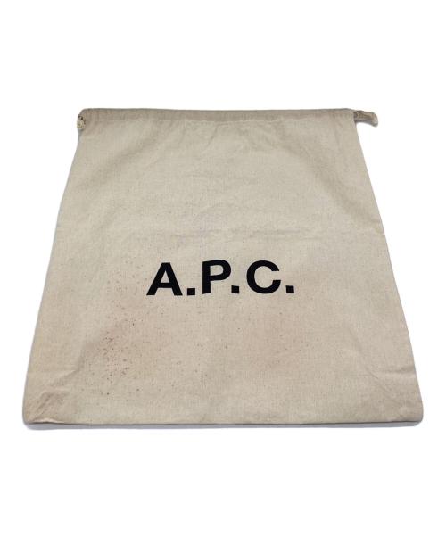 A.P.C.（アーペーセー）A.P.C. (アーペーセー) ショルダーバッグ ベージュ×ブラックの古着・服飾アイテム