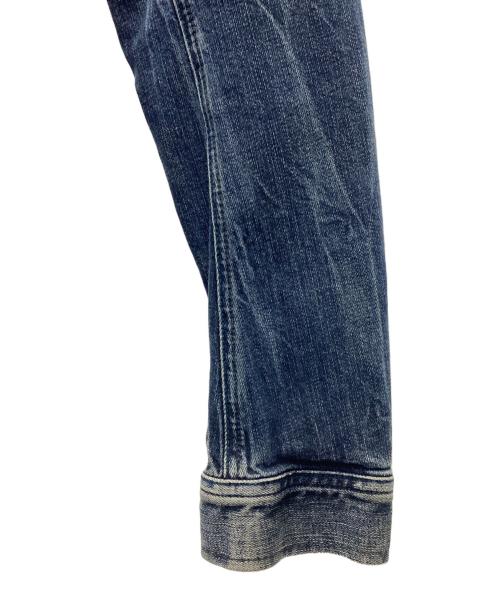 DIESEL（ディーゼル）DIESEL (ディーゼル) ペイントデニムジャケット ブルー サイズ:SIZE Sの古着・服飾アイテム