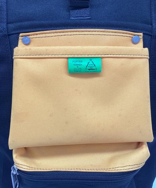 PORTER（ポーター）PORTER (ポーター) リュック ユニオン ブラック×イエローの古着・服飾アイテム