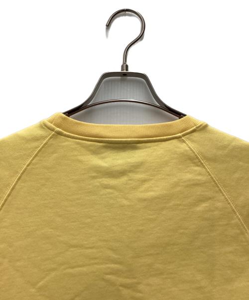 maison kitsune（メゾンキツネ）MAISON KITSUNE (メゾンキツネ) スウェット イエロー サイズ:SIZE Lの古着・服飾アイテム
