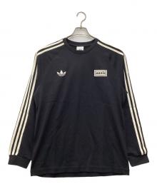 adidas Originals×oasis（アディダスオリジナル×オアシス）の古着「TOUR live'25 3-STRIPE長袖カットソー」｜ブラック
