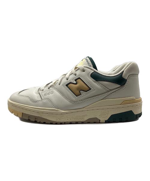 NEW BALANCE（ニューバランス）NEW BALANCE (ニューバランス) Aime Leon Dore (エメ レオン ドレ) BB550A2 ホワイト×グリーン サイズ:26.5の古着・服飾アイテム