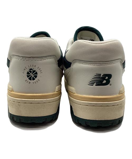 NEW BALANCE（ニューバランス）NEW BALANCE (ニューバランス) Aime Leon Dore (エメ レオン ドレ) BB550A2 ホワイト×グリーン サイズ:26.5の古着・服飾アイテム