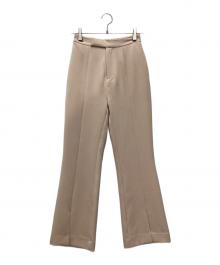 anuans（アニュアンス）の古着「フロントスリットパンツ」｜ピンク