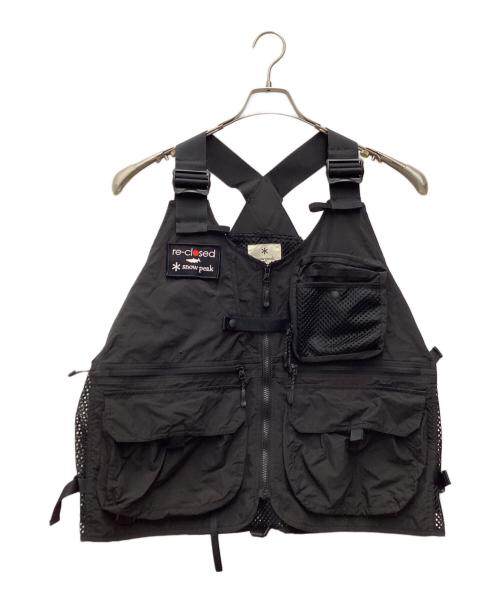Snow peak（スノーピーク）snow peak (スノーピーク) TONEDTROUT (トーンドトラウト) Camp Vest ブラック サイズ:SIZE 2の古着・服飾アイテム