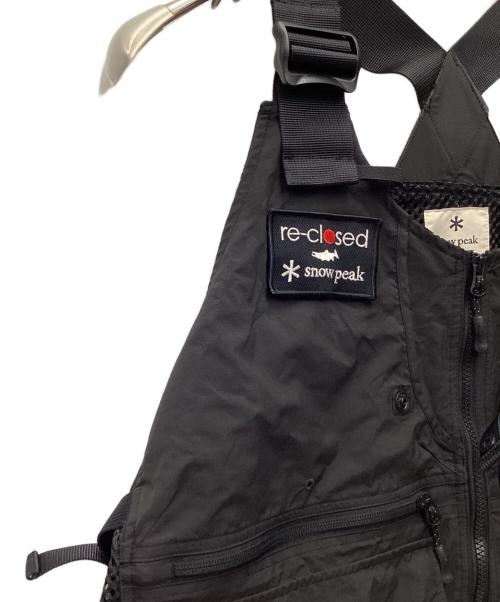 Snow peak（スノーピーク）snow peak (スノーピーク) TONEDTROUT (トーンドトラウト) Camp Vest ブラック サイズ:SIZE 2の古着・服飾アイテム