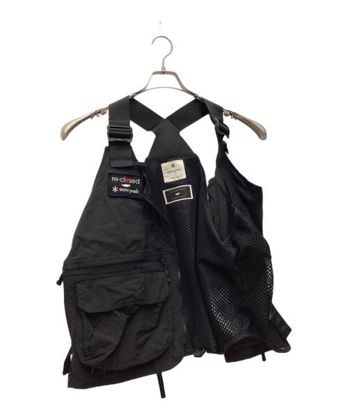 Snow peak（スノーピーク）snow peak (スノーピーク) TONEDTROUT (トーンドトラウト) Camp Vest ブラック サイズ:SIZE 2の古着・服飾アイテム