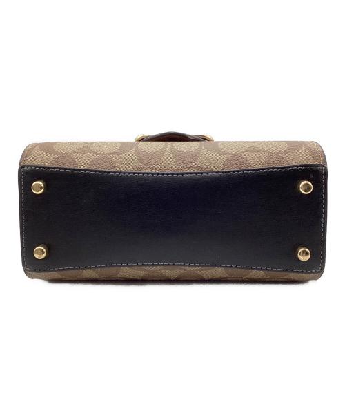 COACH（コーチ）COACH (コーチ) ショルダーバッグ モーガン トップ ハンドル サッチェル ブラウンの古着・服飾アイテム