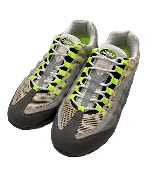 NIKE（ナイキ）NIKE (ナイキ) スニーカー AIR MAX95 グレー×イエロー サイズ:SIZE 27.5cmの古着・服飾アイテム